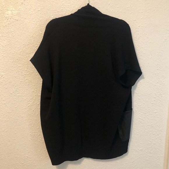 Barbara Wells Studio Pittsburg PA Leather Pocket Vest Medium - Picture 4 of 5